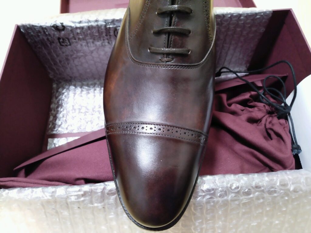 ジョンロブ・フィリップ2のミュージアムカーフ（ダークブラウン