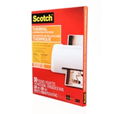 Scotch® Thermal Laminating Pouches, TP5854-50-C, 5-mil, 50 per