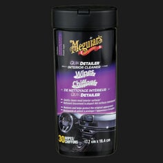 MEGUIAR'S® QUIK DETAILER™ INTERIOR WIPES, G13600C, 18 CM X 20 CM