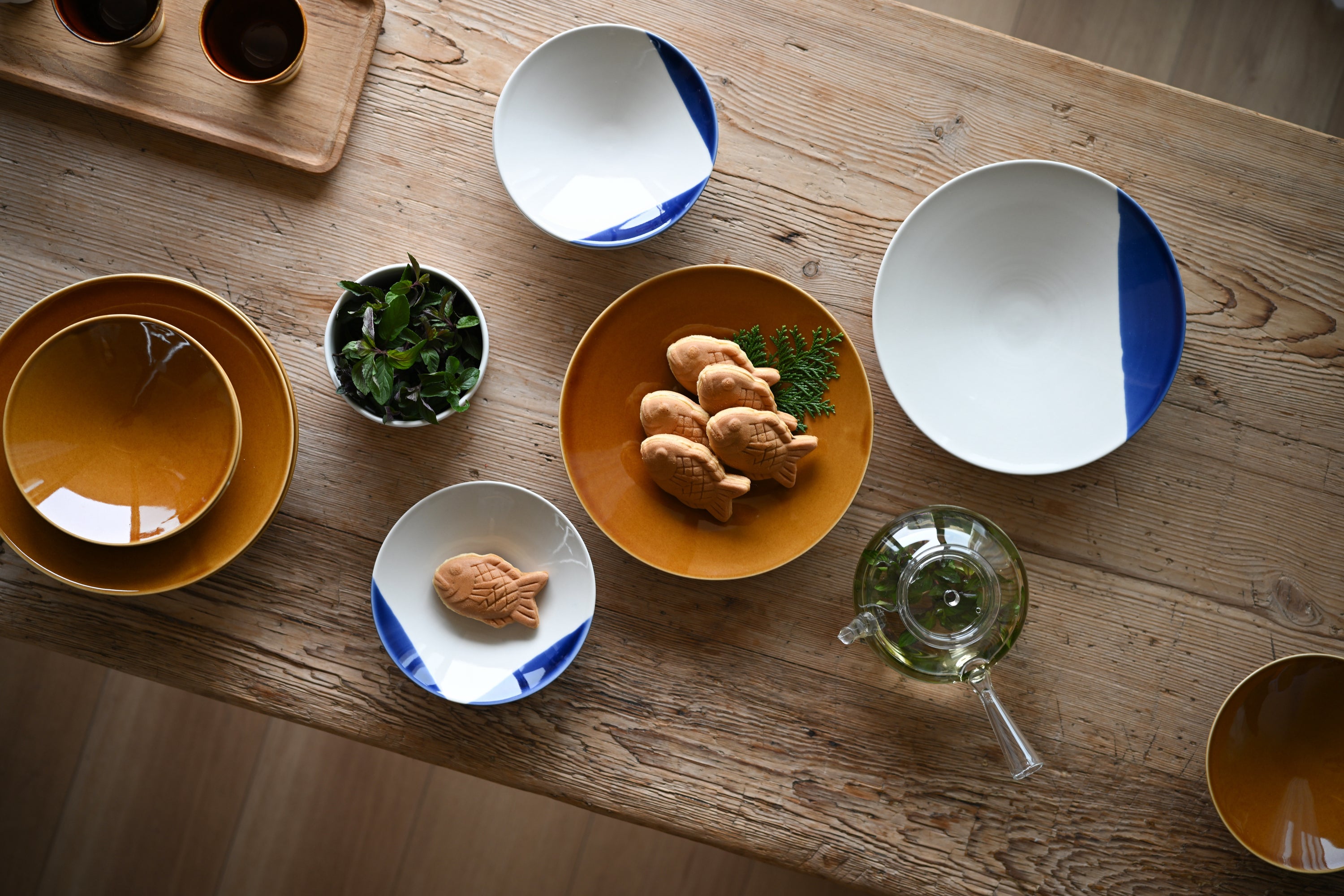 KULHO 深皿L BLUE | 石本藤雄デザインの食器、雑貨の通販ムスタキビ