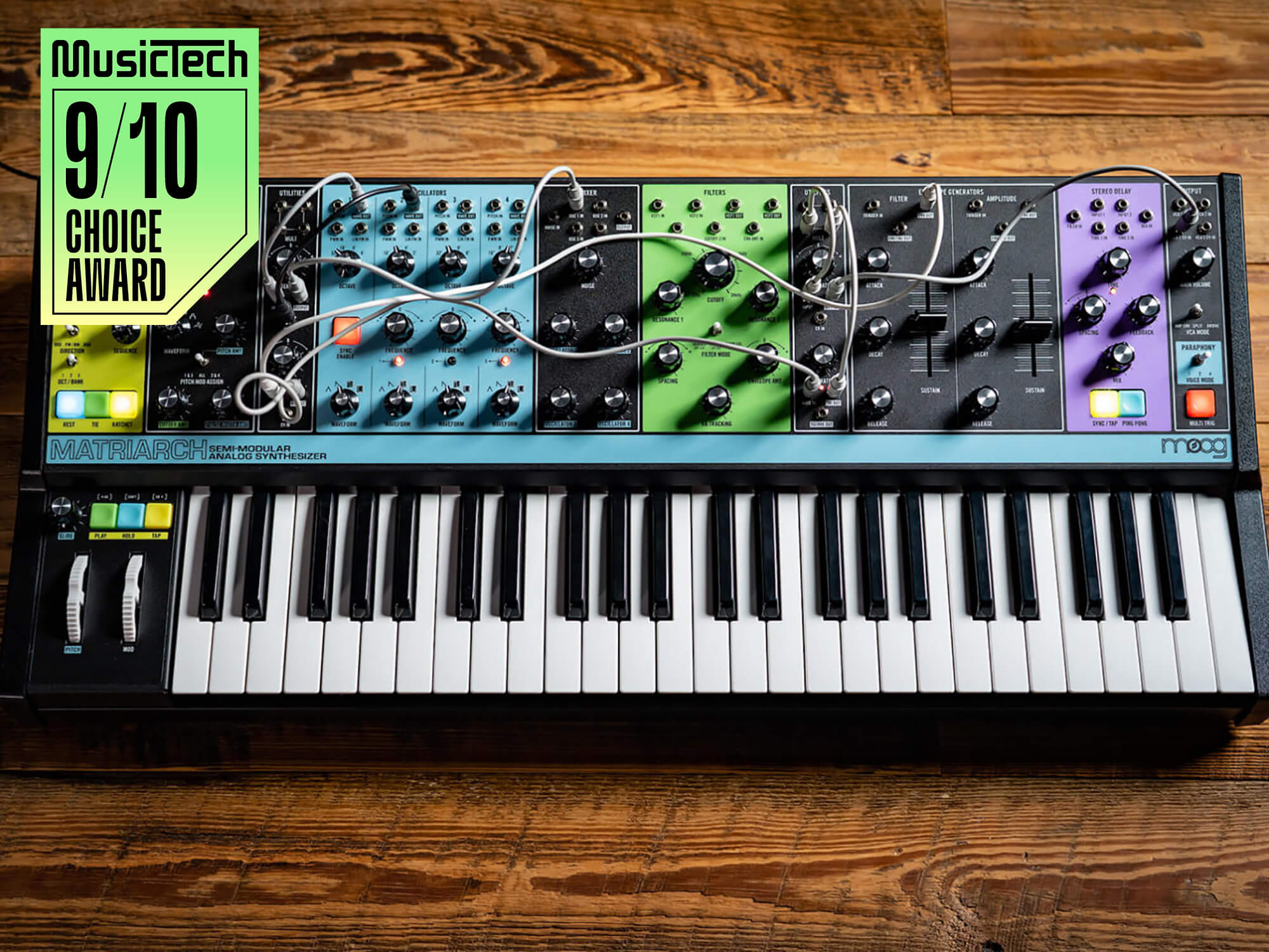 Moog-Matriarch-Wood-Background