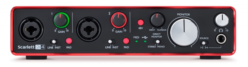 Focusrite Scarlett 2i4 2nd Gen karta dźwiękowa - cena, opinie
