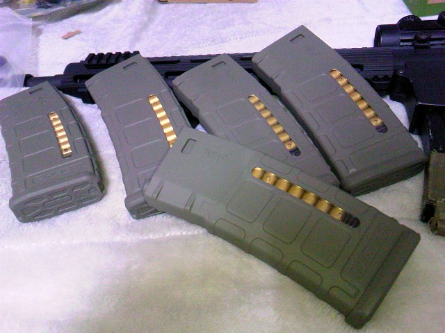 M4のマガジンをP-MAGにしてみた