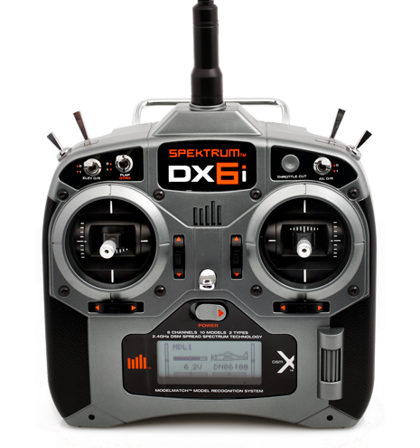 DX6i DSMX 6-Channel Full Range Microlite Mode 2 (SPM6625