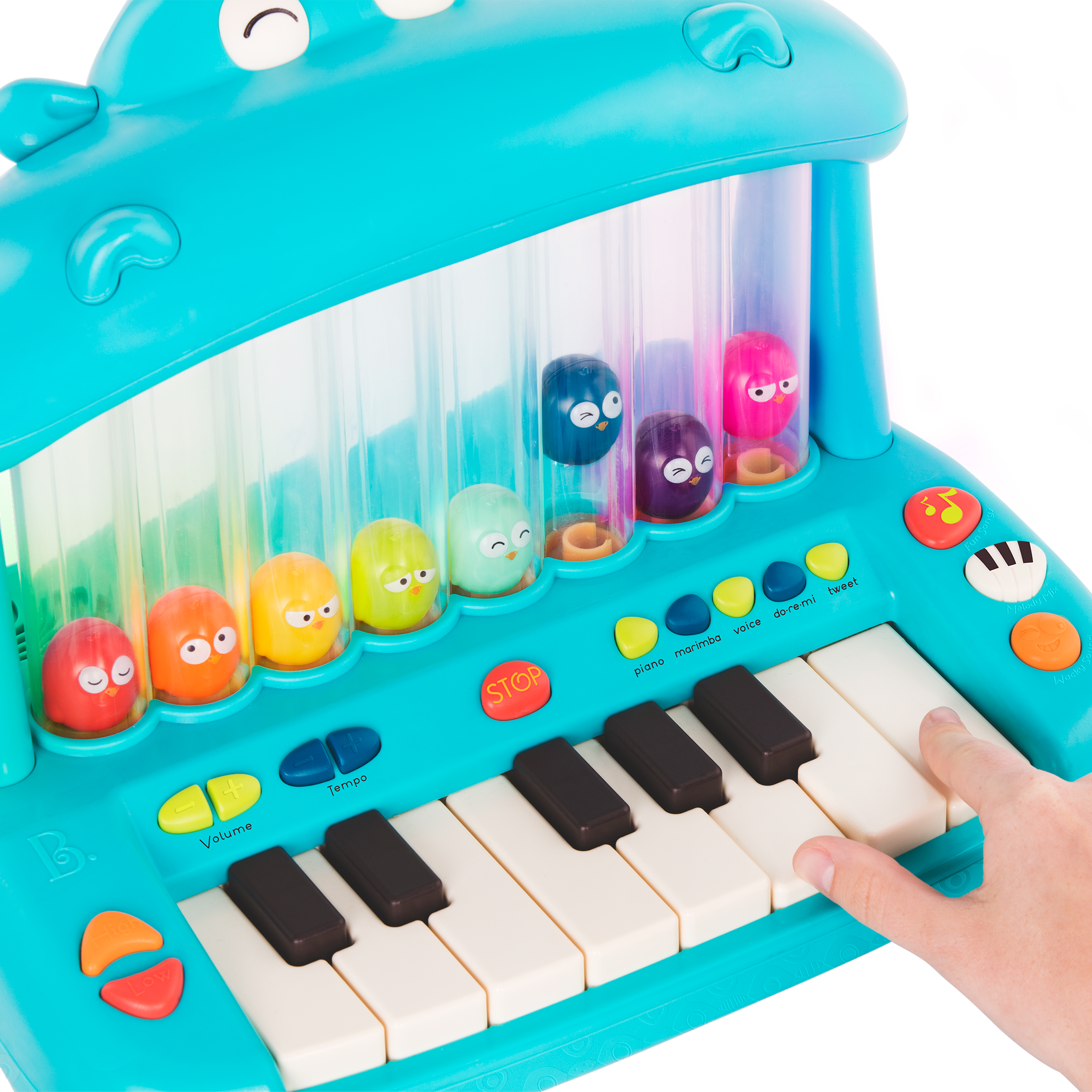 Hippo Pop | Toy Keyboard for Kids | B. toys