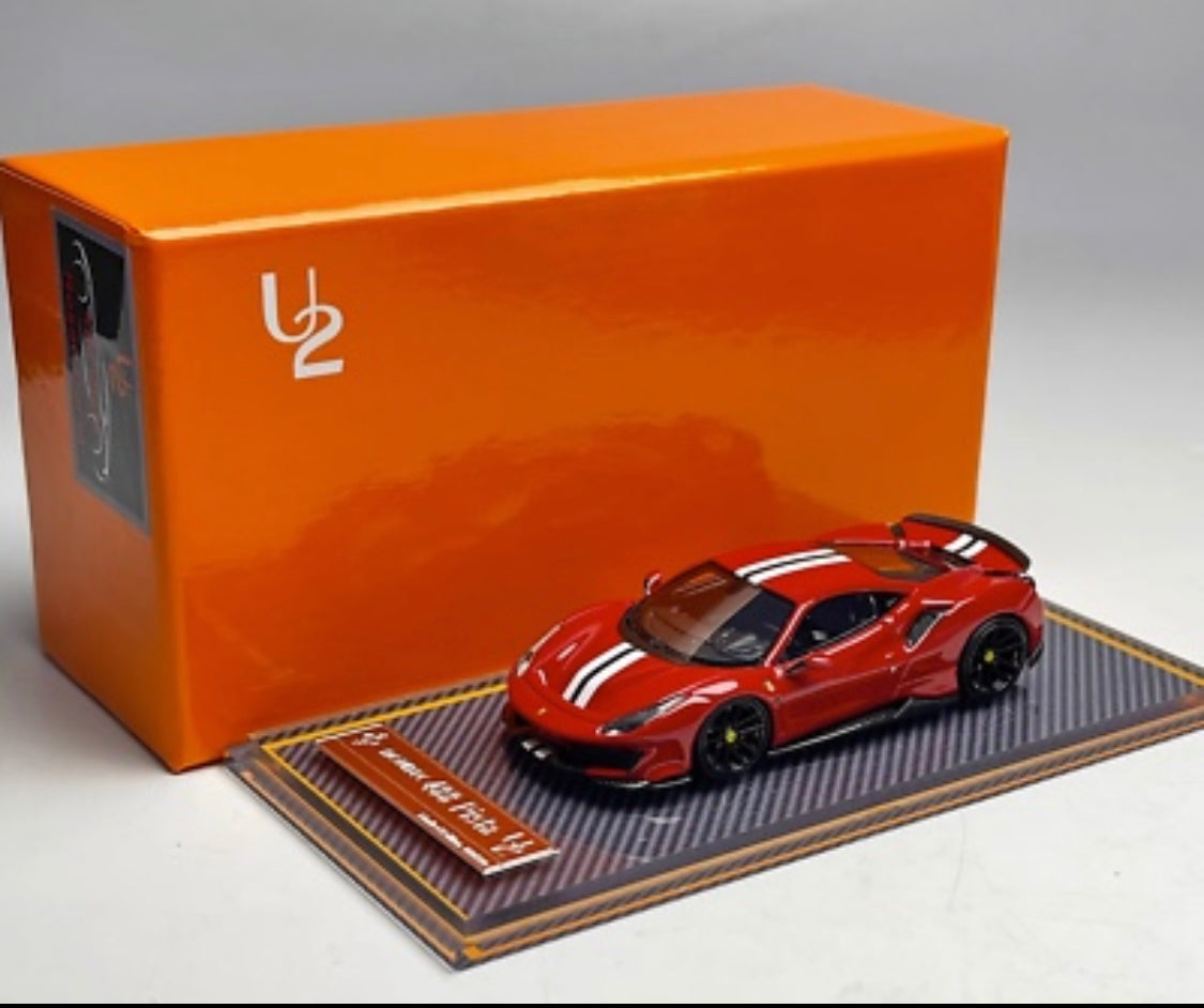 U2 1:64 Resin Model Ferrari 488 Pista – Myguycollectibles