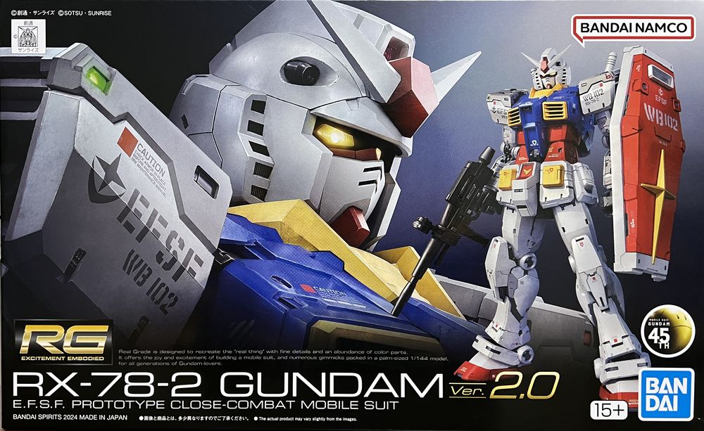 ガンダムRX-78-2Ver.2.0【RG40】01 開封・ランナー紹介 | Kakunouko Blog