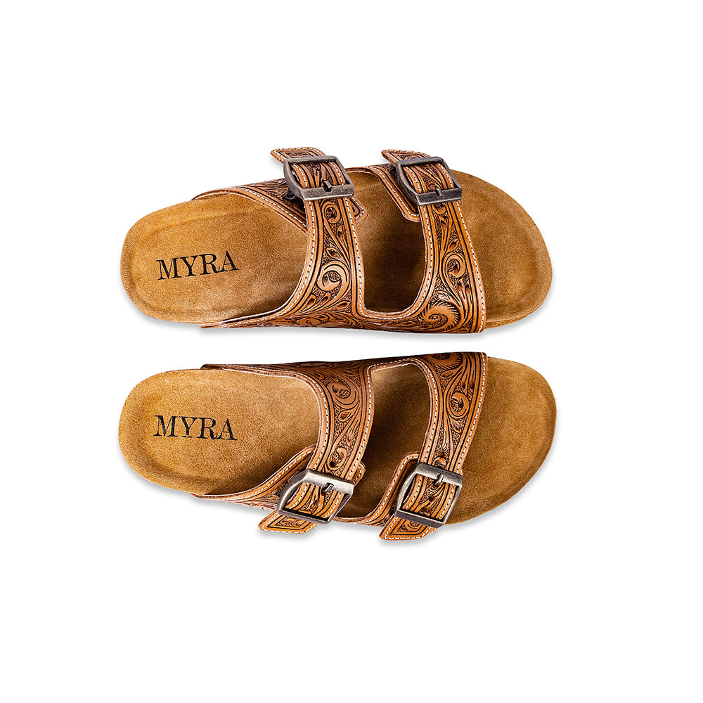 Darla Trail Hand-Tooled Sandals – Myra USA
