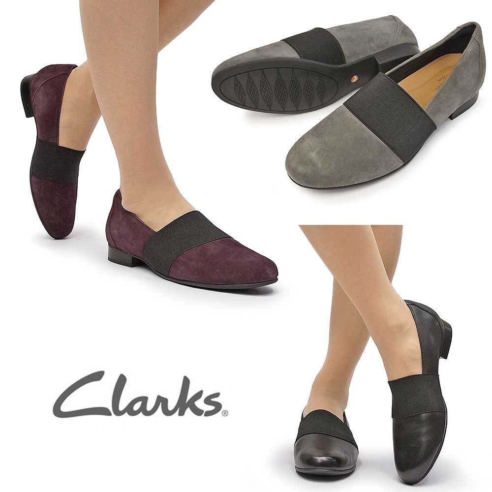 クラークス 靴 レディース 322G UNブラッシュロー パンプス 本革