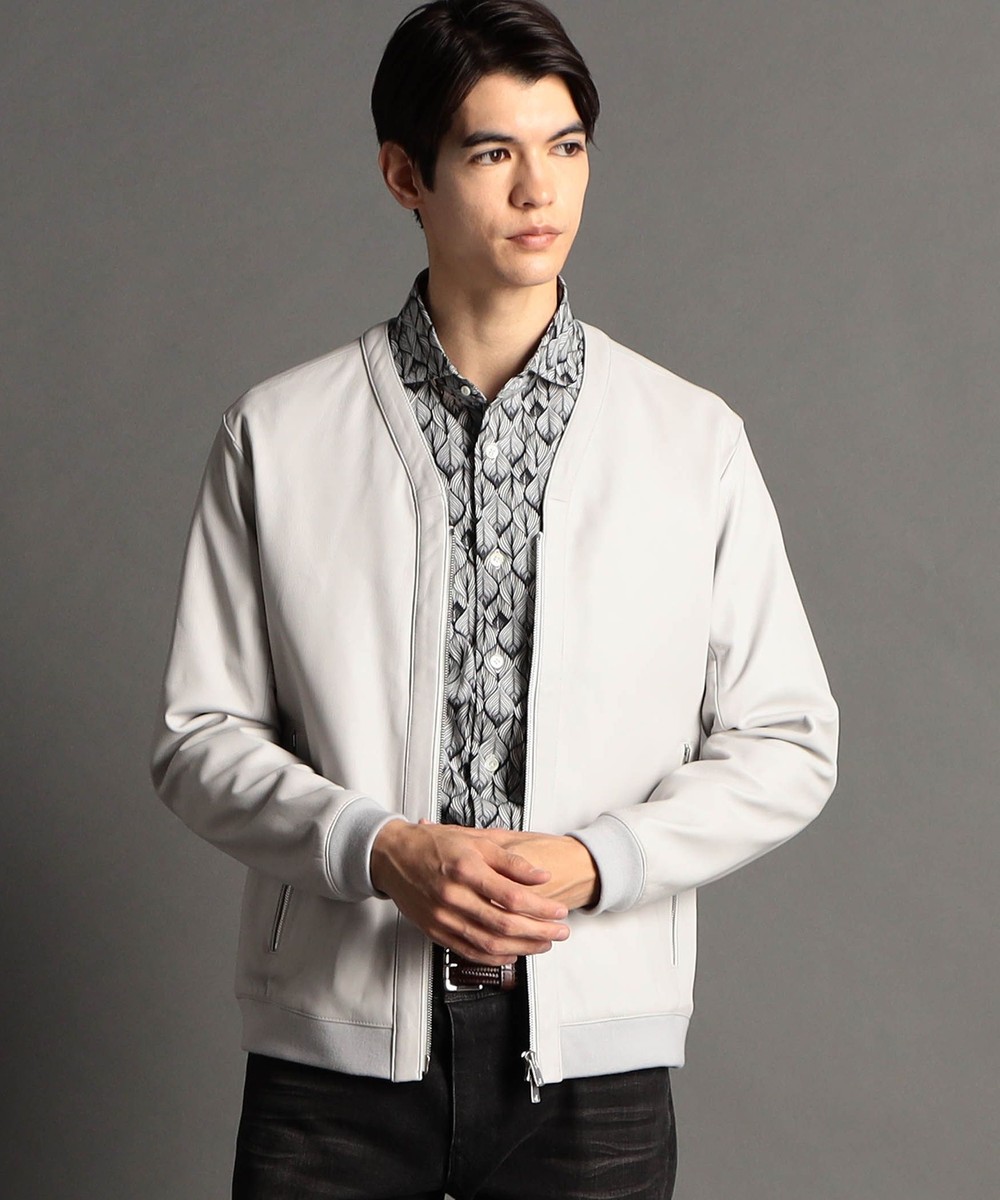 ex/tra】カラーレス レザーブルゾン｜ジャケット/ブルゾン｜ニコル公式