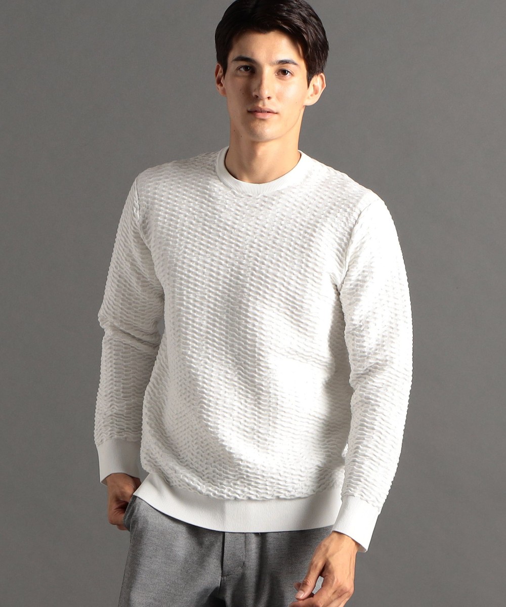 タックジャカード クルーネックニット｜ニット｜ニコル公式通販サイト