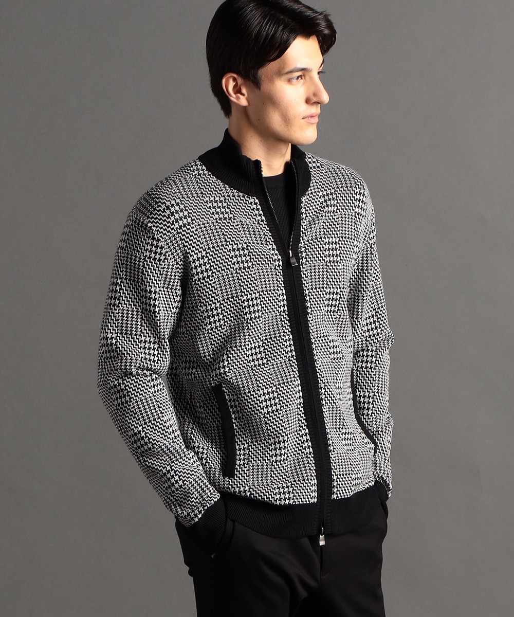 ハニカムジャカード ニットブルゾン｜カーディガン｜ニコル公式通販