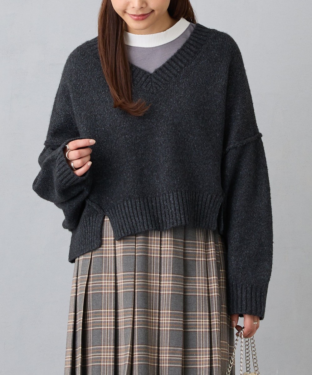 Vネックニットプルオーバー｜プルオーバー｜ニコル公式通販サイト