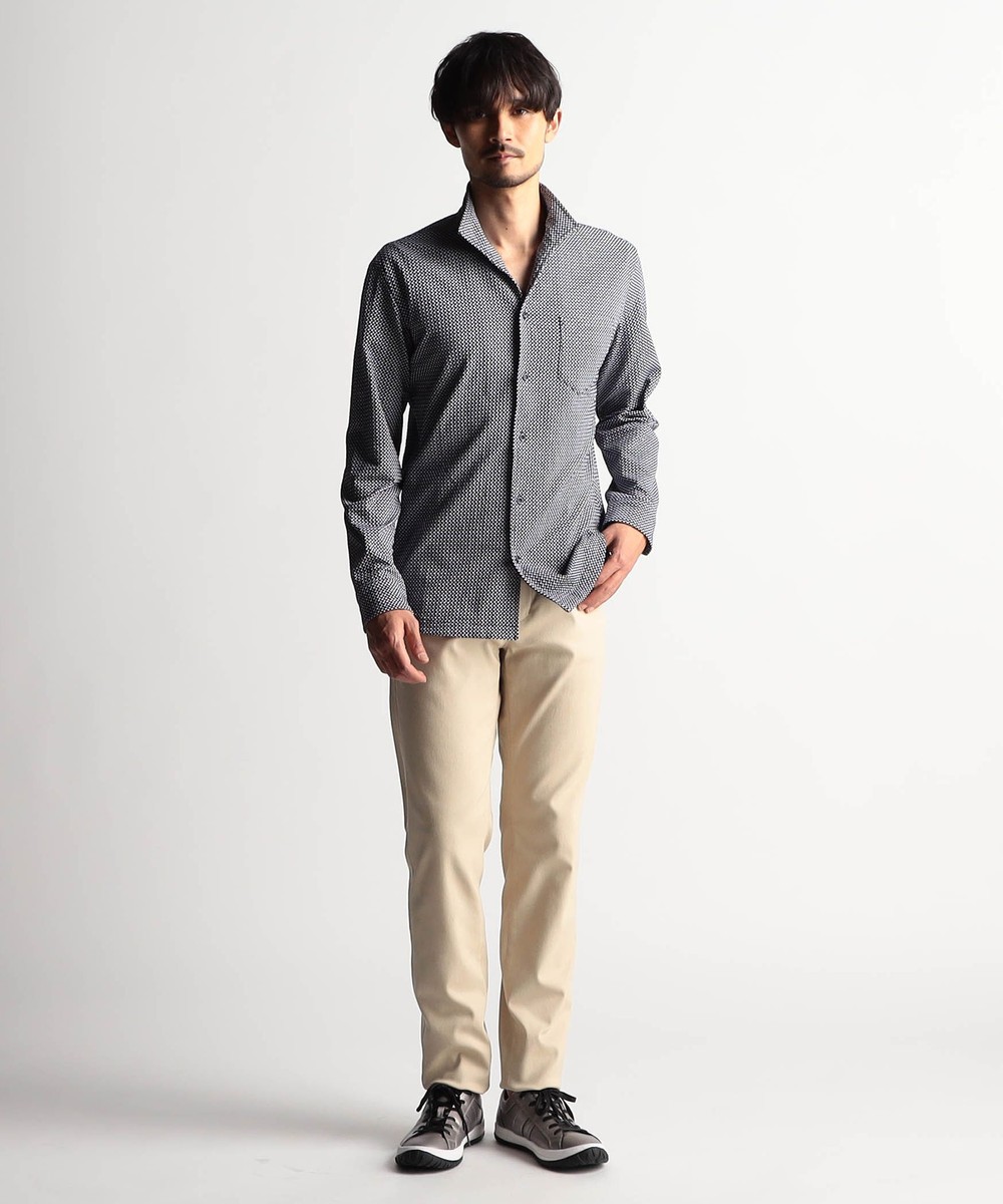 ニットサッカーチェックシャツ｜長袖｜ニコル公式通販サイト｜NICOLE