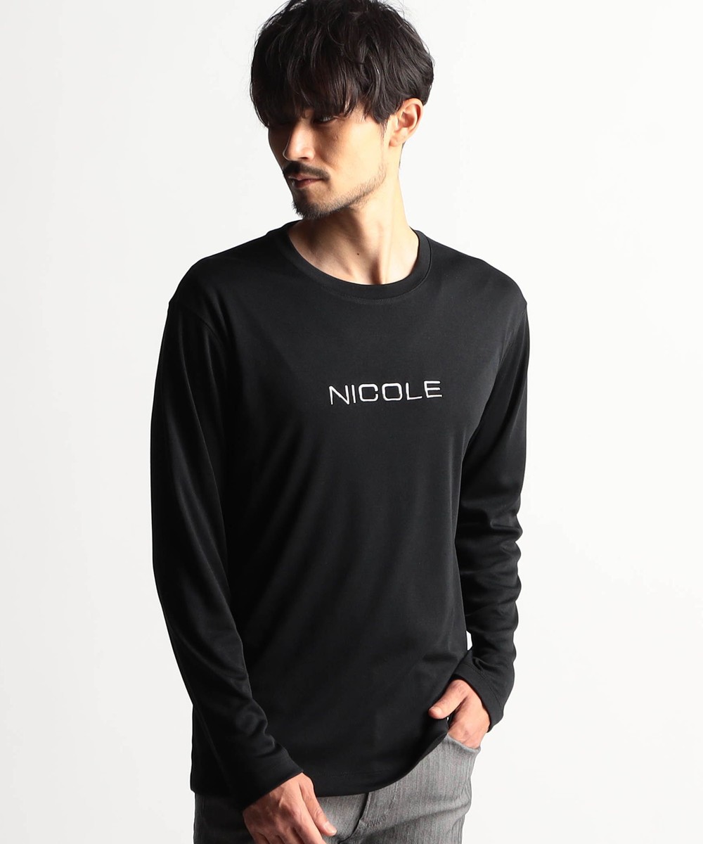 ロゴ刺繍長袖Tシャツ｜長袖｜ニコル公式通販サイト｜NICOLE ONLINE SHOP