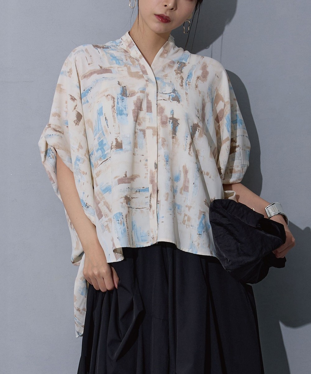 袖タックブラウス｜5分/7分袖｜ニコル公式通販サイト｜NICOLE ONLINE SHOP