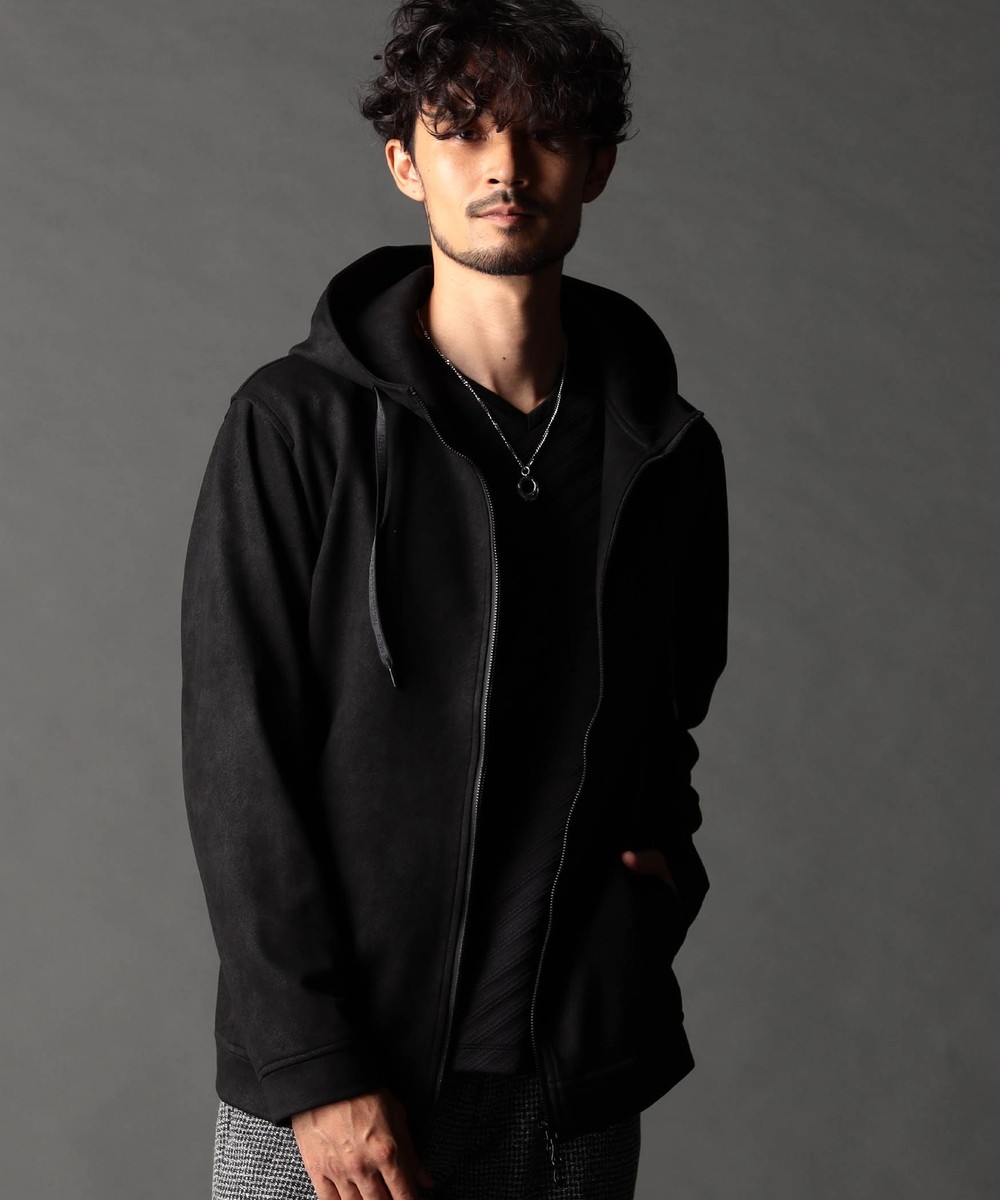 ライトスウェードジャージ ジップアップパーカー｜パーカ｜ニコル公式