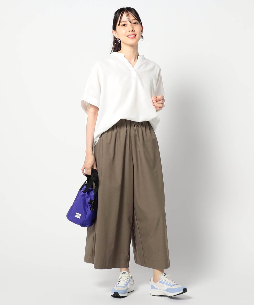 爽やか吸水速乾リネン スキッパーシャツ｜シャツ/ブラウス｜ニコル公式