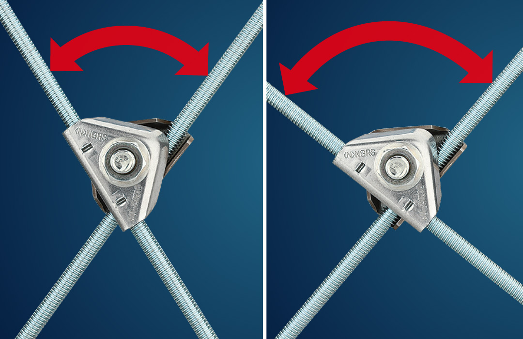 吊りボルト振れ止め金具「ガッチリロックssセット(キット品)」｜新商品