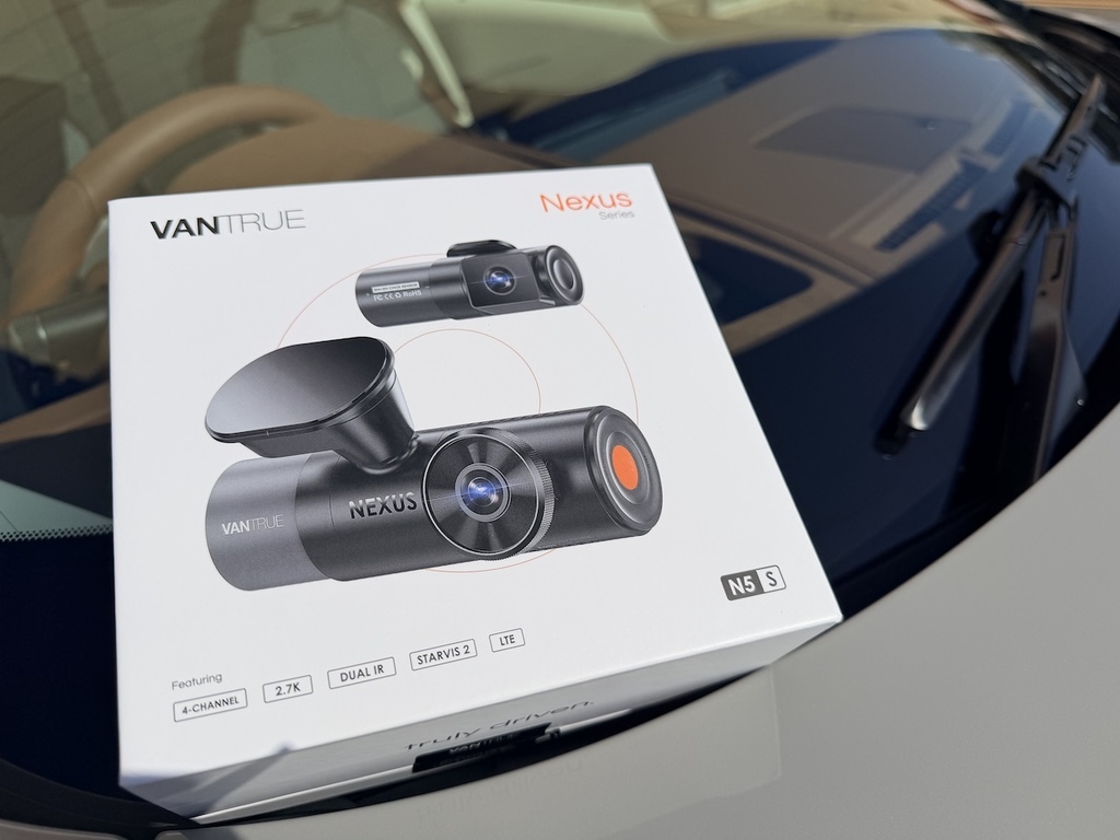 新型高性能ドラレコ「VANTRUE N5S」取り付け完了！: のんびりなまけ