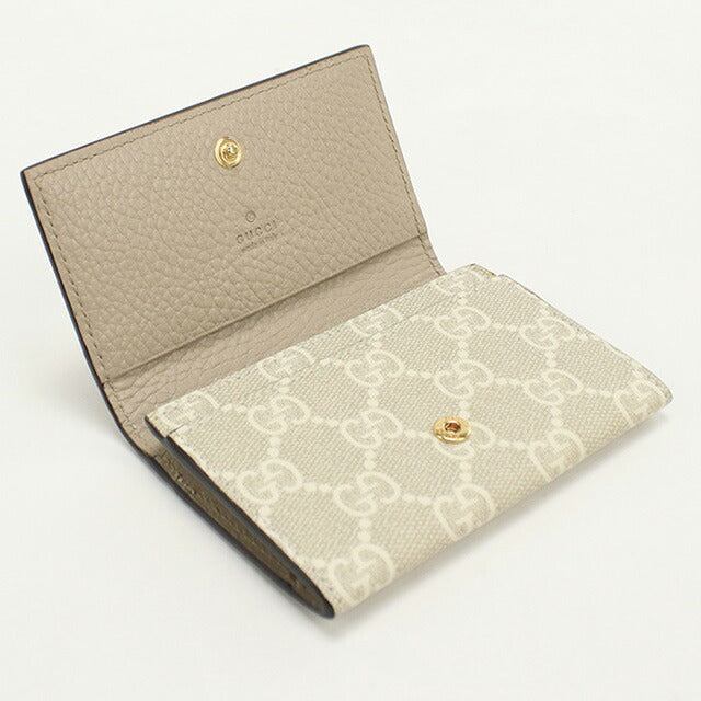 中古 グッチ 名刺入れ レディース ブランド GUCCI ダブルG バイカラー