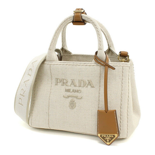 プラダ トートバッグ レディース ブランド PRADA 1BA038 ベージュ