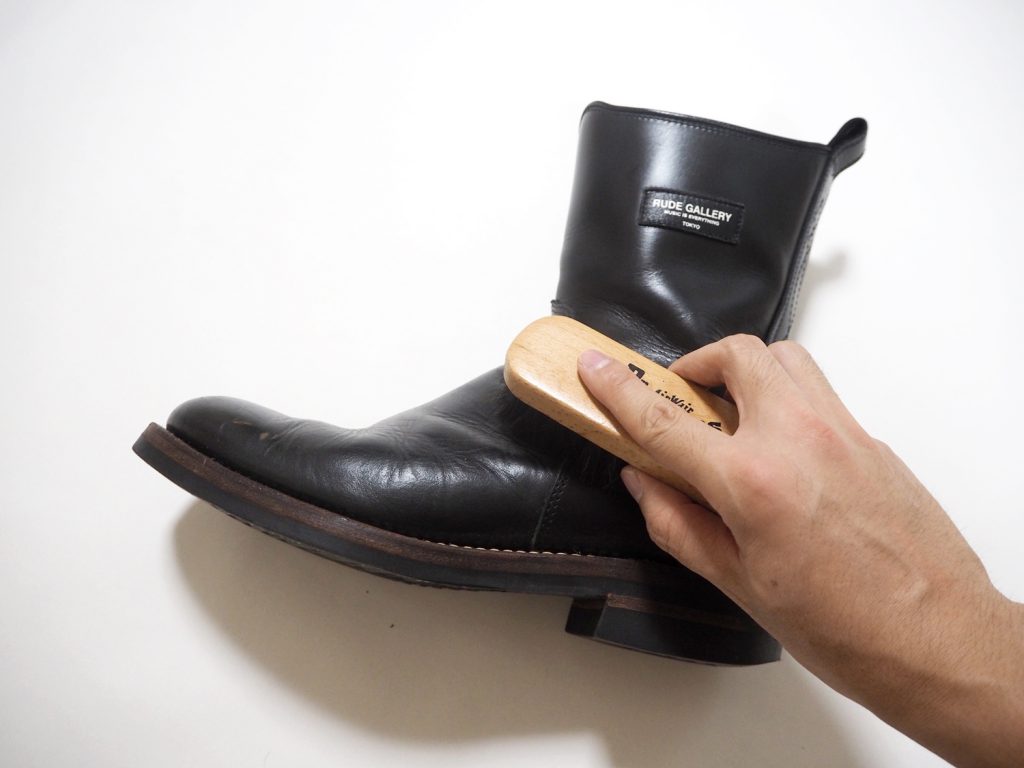 靴磨き】ルードギャラリー サイドジップブーツを磨いてみた | 余白の