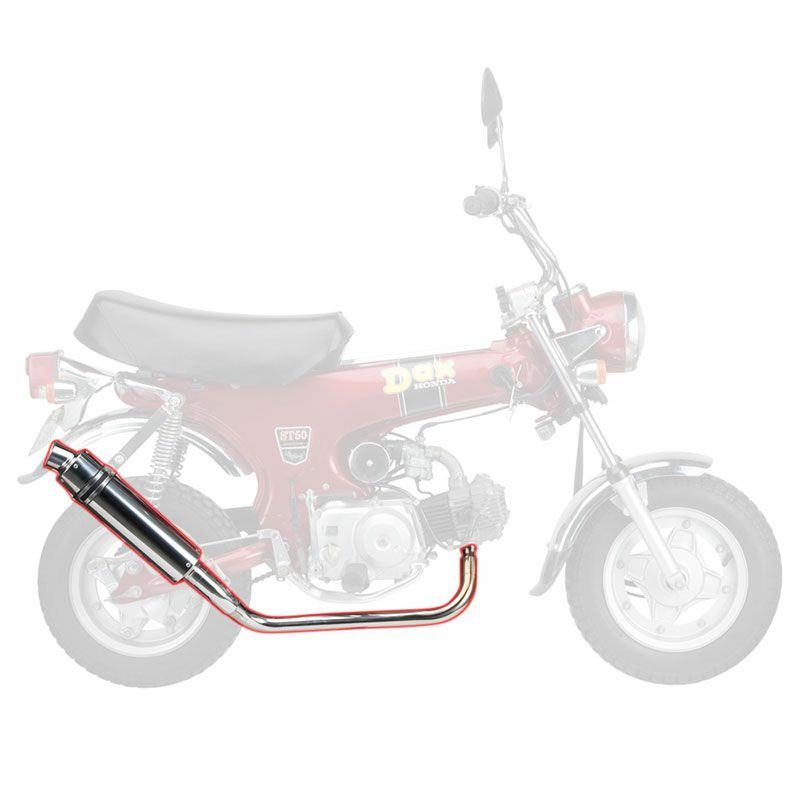 NANKAI パワーコンプマフラー・タイプ1 カブ／リトルカブ用 CM-01 南海