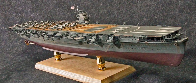 フジミ1/350日本海軍航空母艦 飛龍 徹底ディティールアップ製作記 IJN