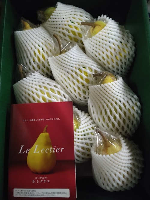 新潟の冬の贈り物 2025 ル・レクチェ｜長岡中央青果株式会社