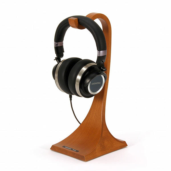 HPS-1K・ナガオカx天童木工 オリジナル木製ヘッドホンスタンド「欅