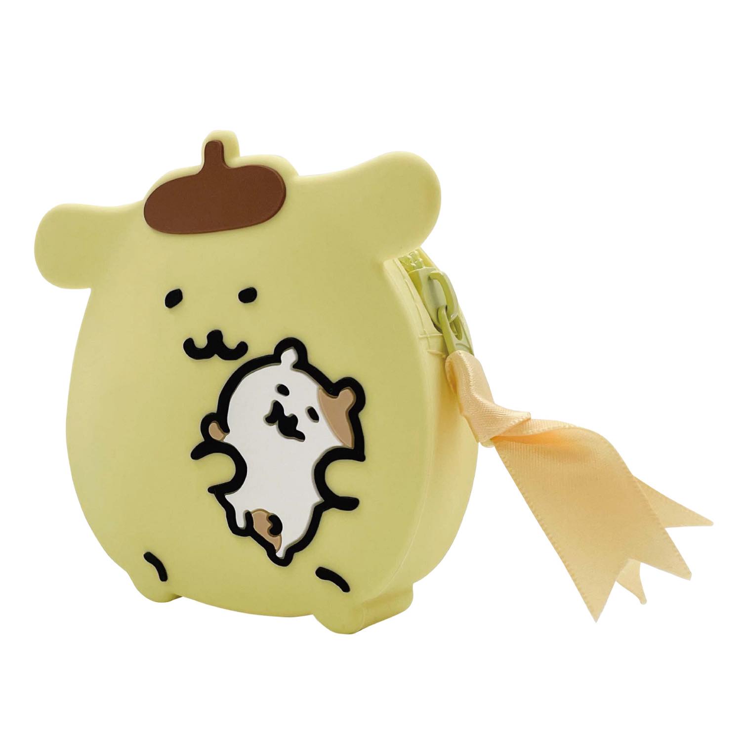 ナガノ×サンリオキャラクターズ すわどーるポーチmini（ポムポムプリン