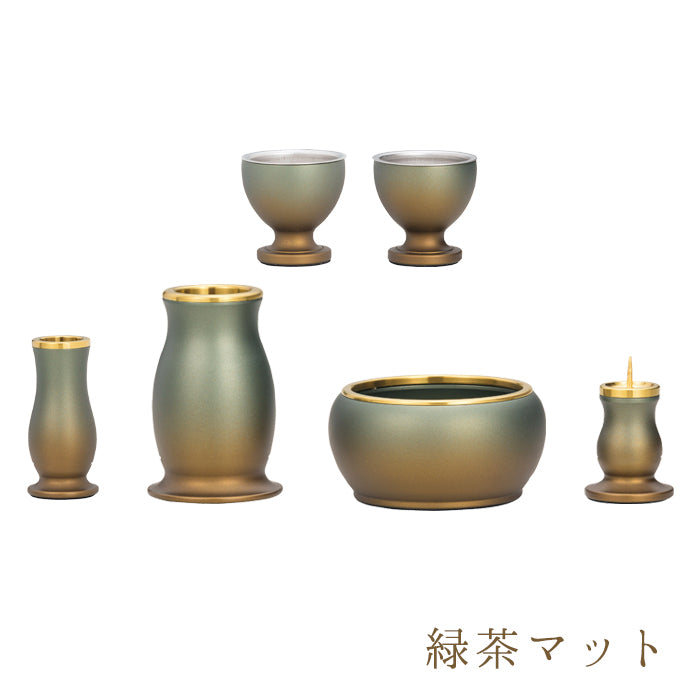 六具足セット ルミエール 3.5寸｜仏壇・仏具の通販 なごみ工房 公式サイト