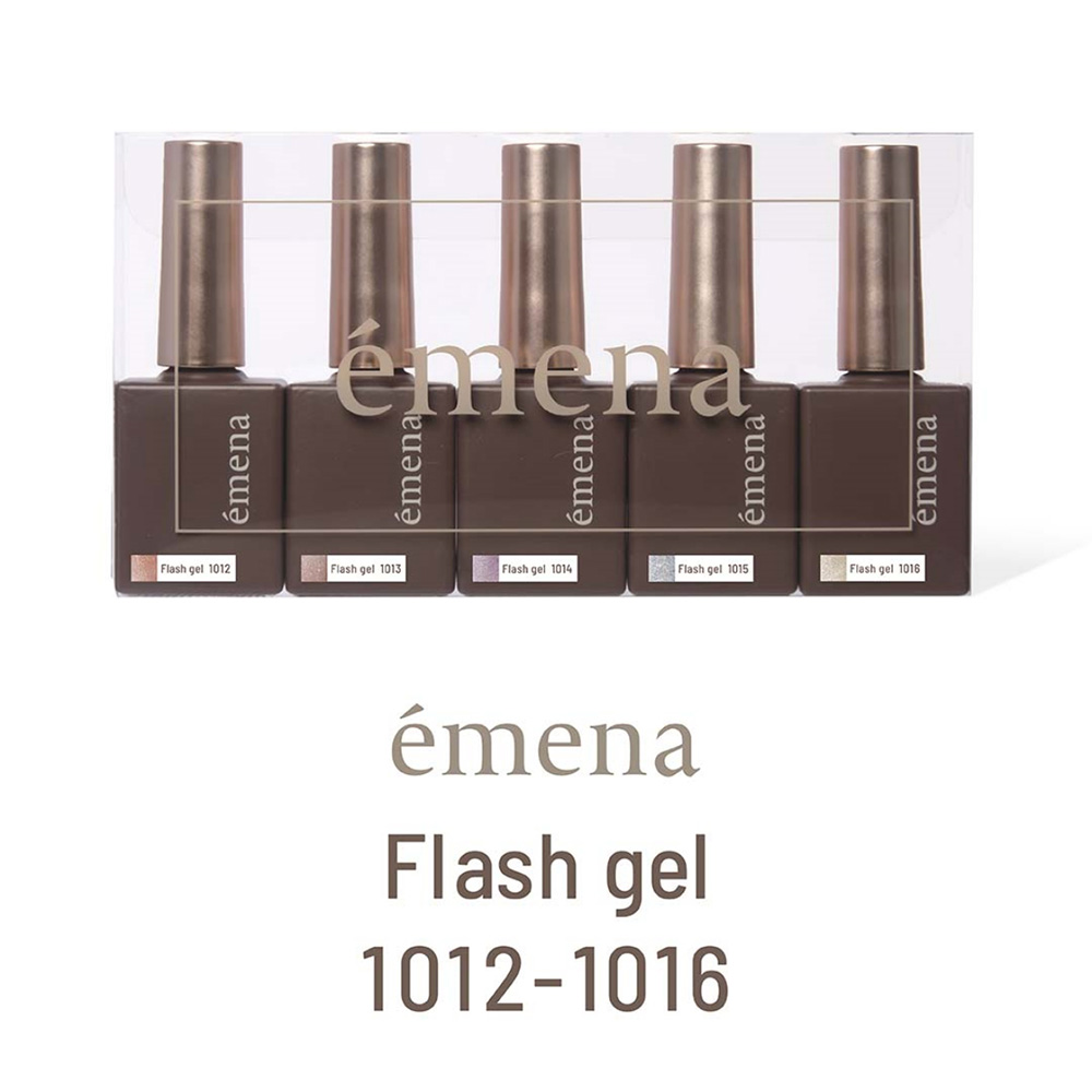 エメナ フラッシュジェル 8g 5色セット 1012-1016 EMENA-FL5D / NES