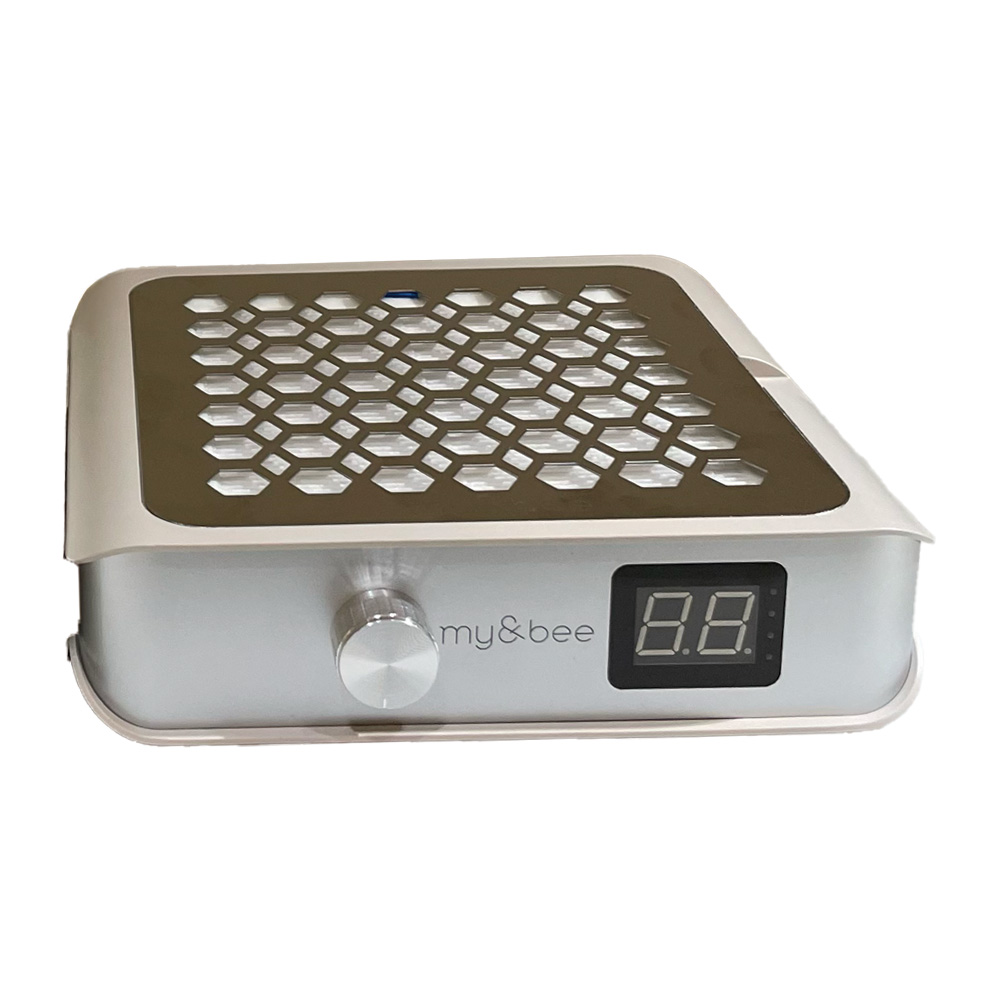 my&bee マイビー パワーダストコレクター ウォームグレイ EMD-PB5-G