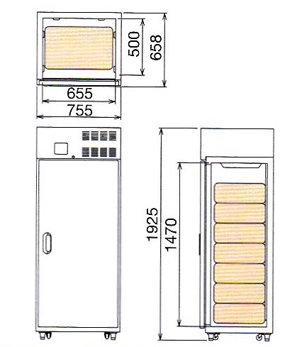 丸山製作所玄米保冷庫MRF007M-2＜515L、玄米7袋＞【配達設置料無料】