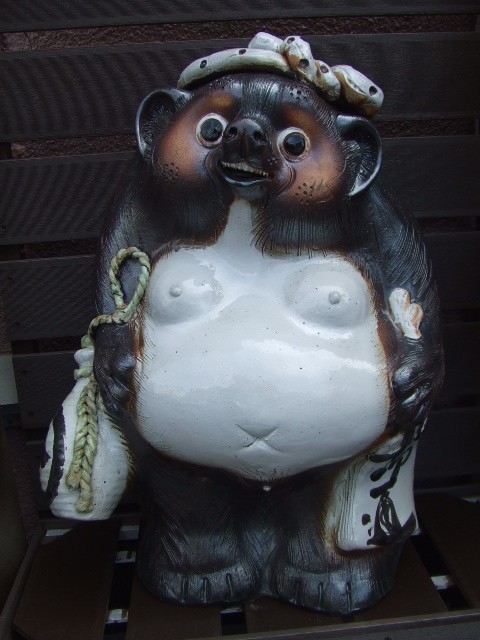 ta-408 はちまきをした女子狸｜信楽たぬき専門店/ネットショップ「中村