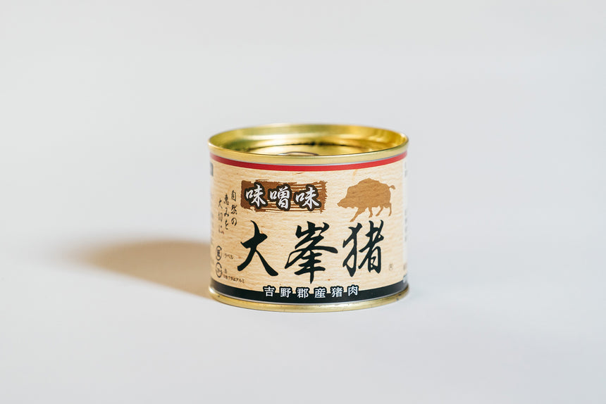 ジビエの缶詰 天川村 大峯鹿（醤油・味噌）・大峯猪(味噌) ならわし
