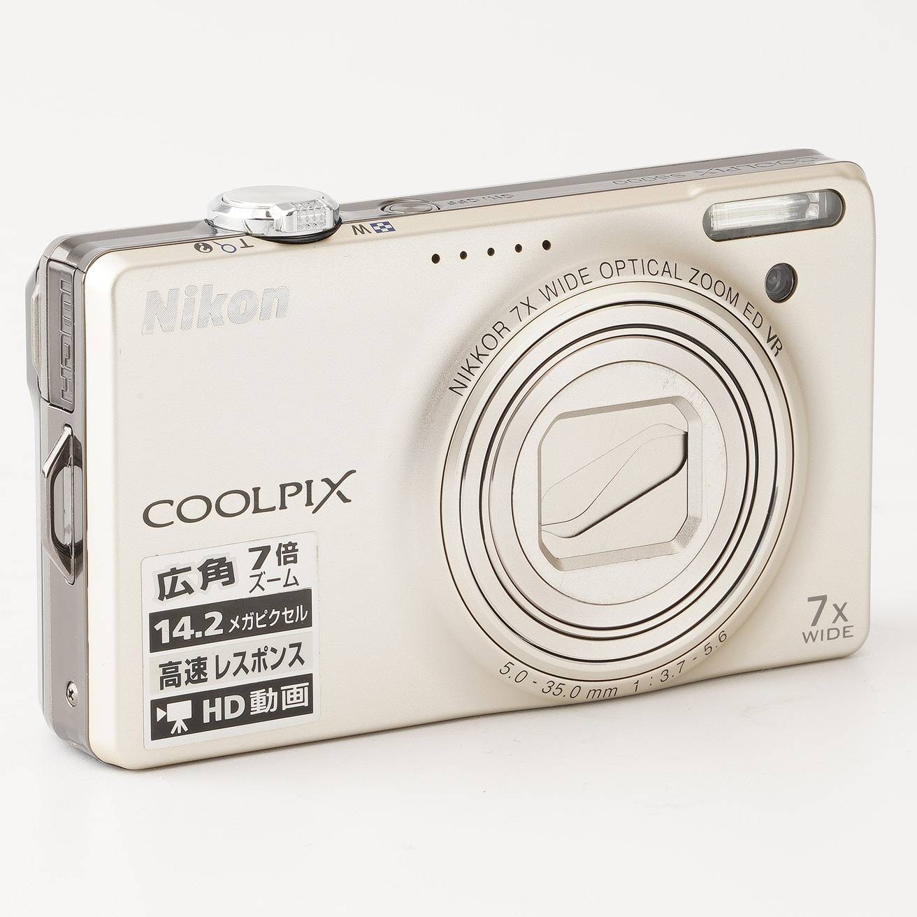 ニコン Nikon COOLPIX S6000 / NIKKOR 7x Wide Optical zoom ED VR 5.0