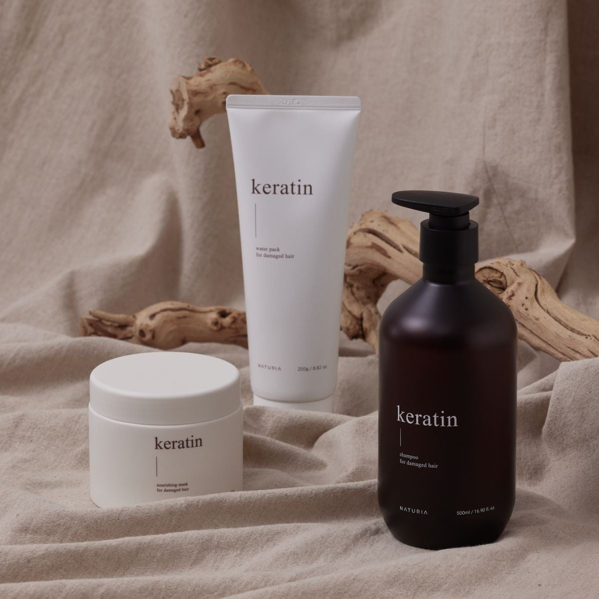 ケラチンノーリッシングマスク 300ml（コンパクトサイズ 50ml） – NATURIA