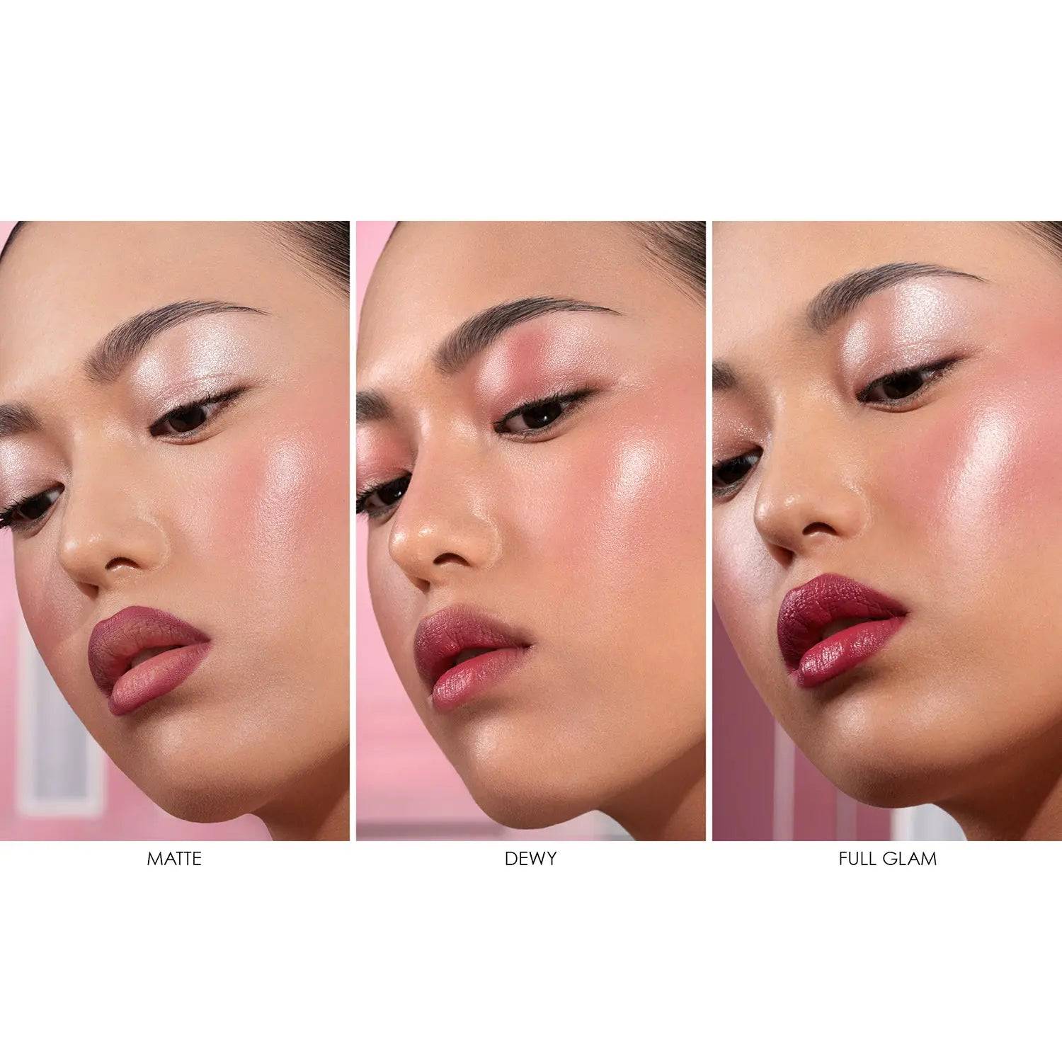 Berry Pop Cheek Trio – Cranberry Blush & Glow Trio | Natasha Denona