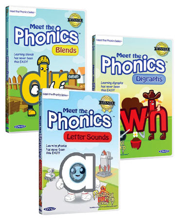 Meet the Phonics Box Set 3 English DVD | National School Products