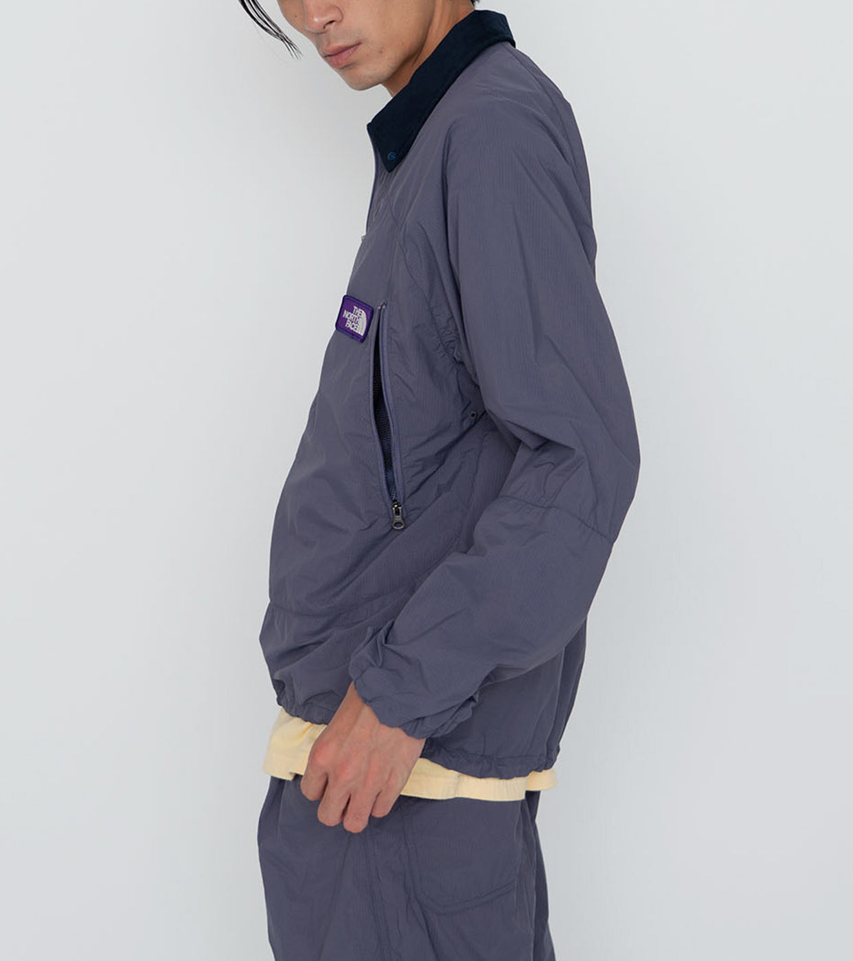 Nylon Ripstop Field Jacket, Dusty Purple – Navyblue