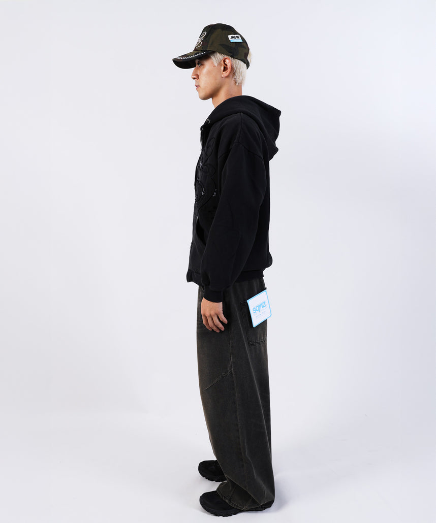 SEQUENZ（シークエンズ）】SQNZ ZIP P/K / ジップパーカー 裏起毛