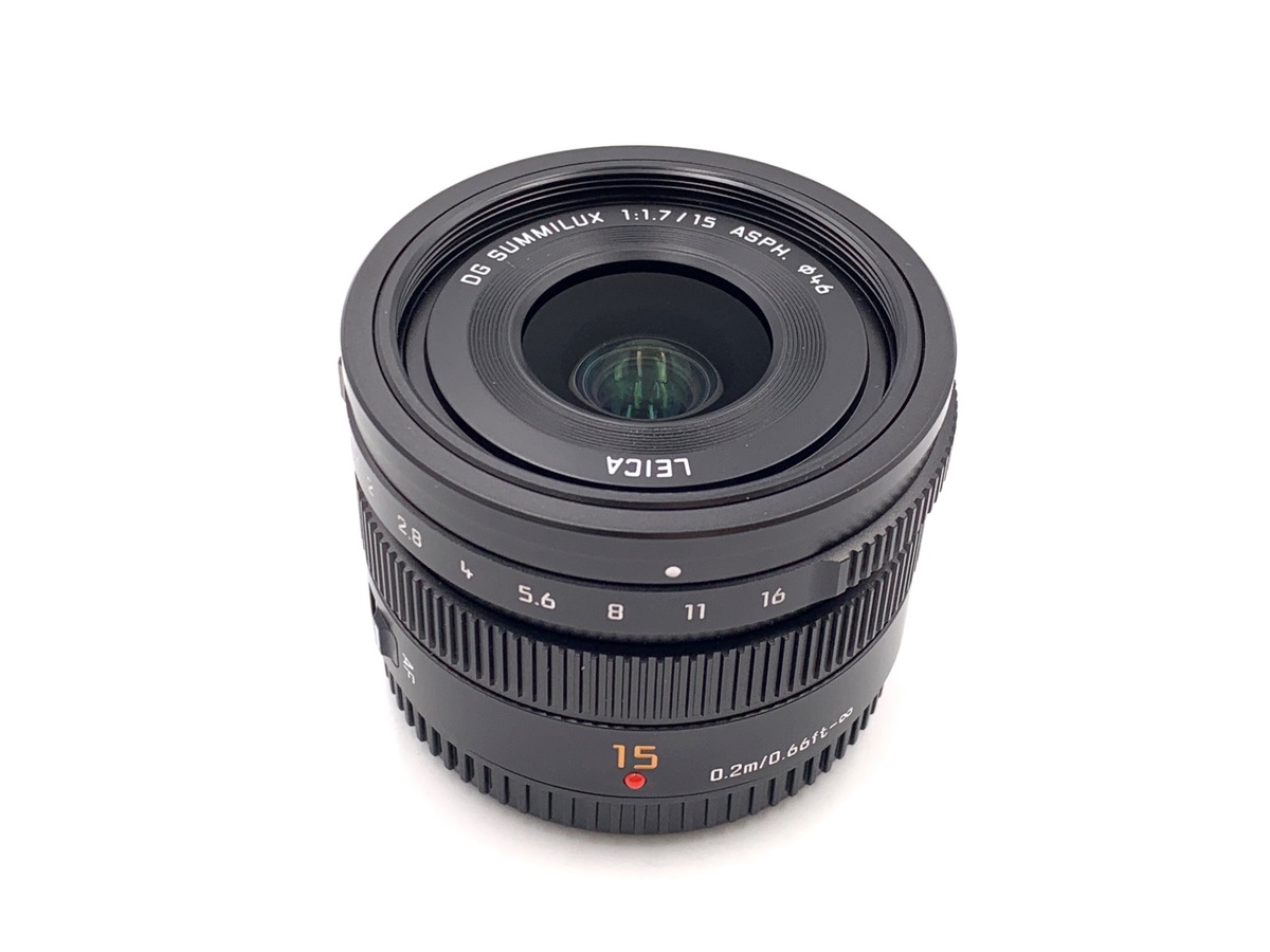 LEICA DG SUMMILUX 15mm/F1.7 ASPH. H-X015-K [ブラック] 中古価格比較