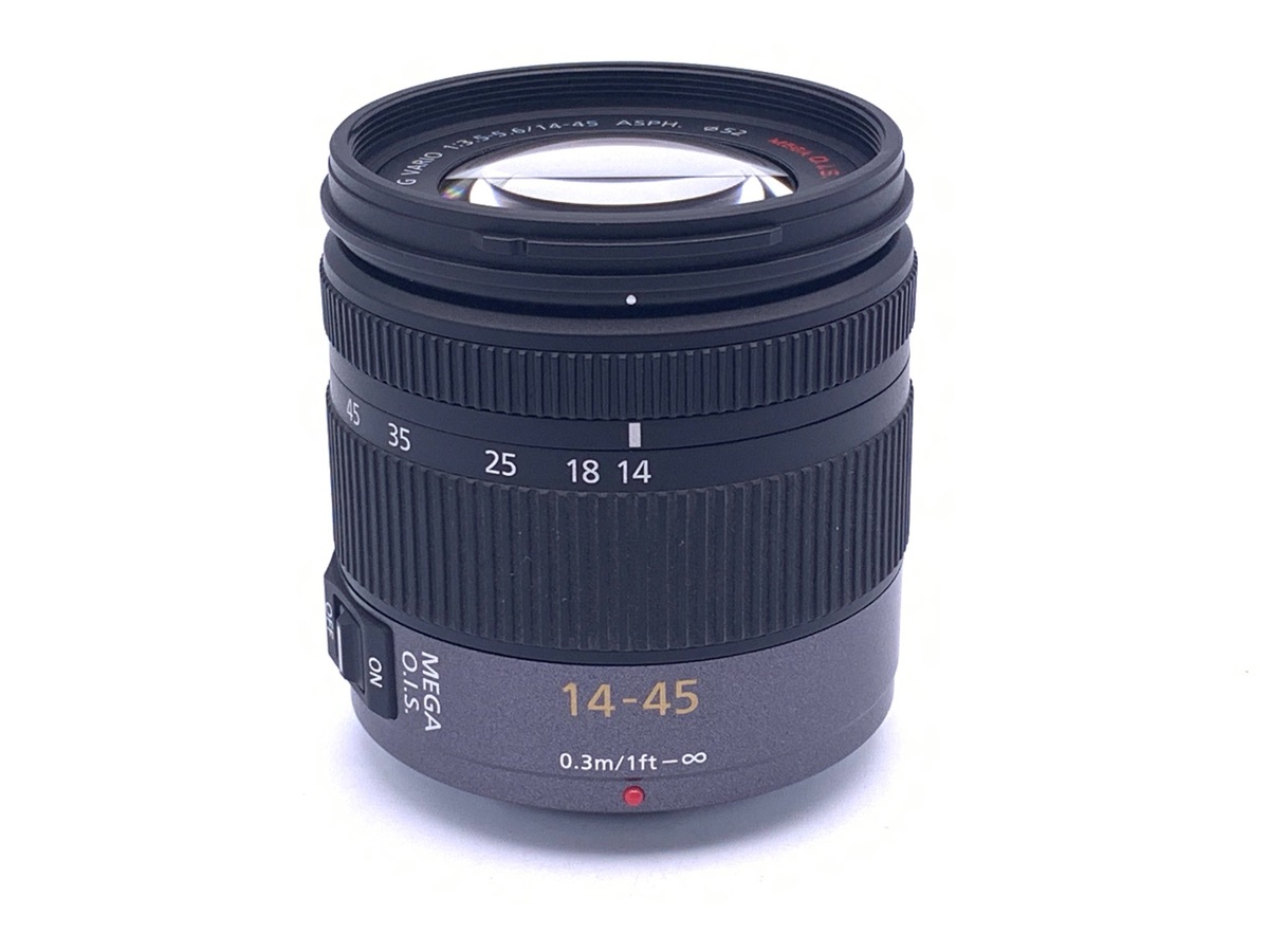 LUMIX G VARIO 14-45mm/F3.5-5.6 ASPH./MEGA O.I.S. H-FS014045 中古