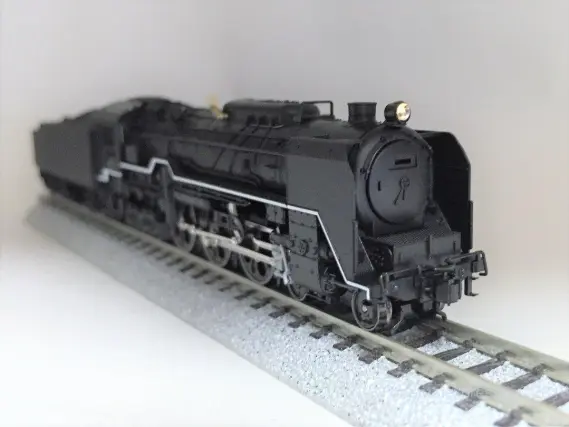 C62 山陽形（呉線）が入線しました。そして整備も KATO 2017-5