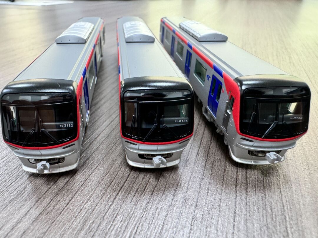 つくばエクスプレスTX-3000系6両セット（3182編成） 品番：6027b