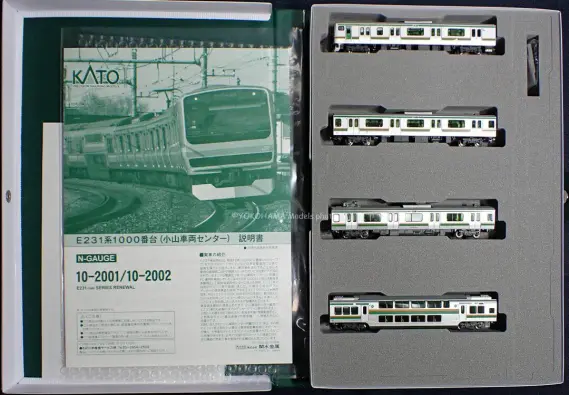 E231系1000番台 小山車両センター所属 U522編成が入線しました。 KATO