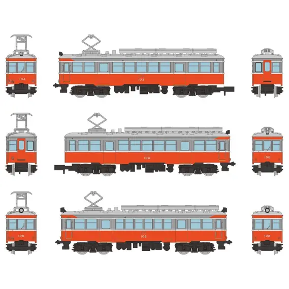 鉄コレ】箱根登山電車モハ1形・モハ2形(104＋106＋108)3両セット 2025